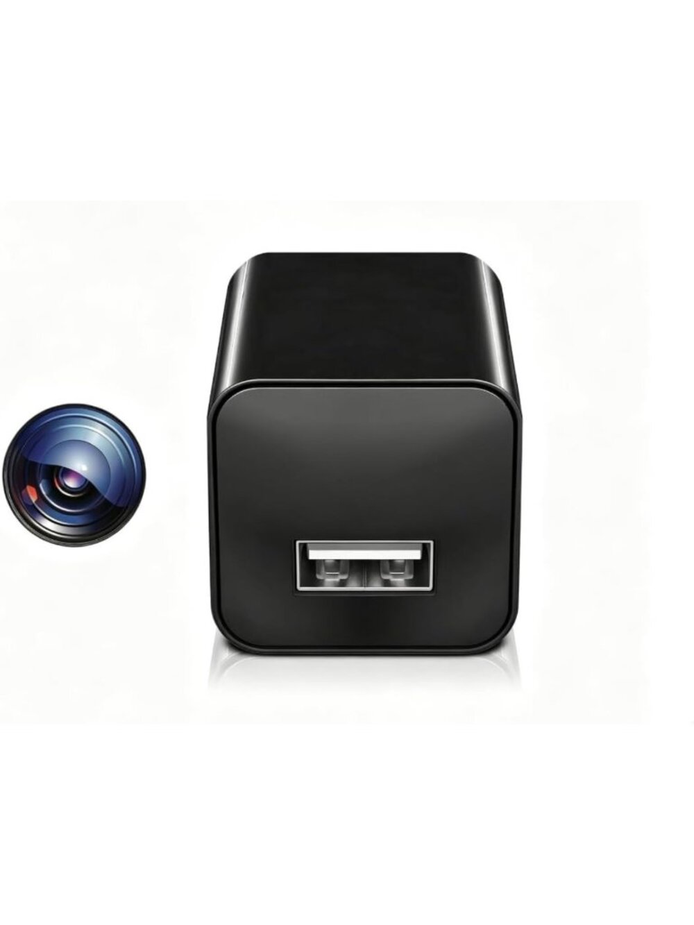 1080P HD Security Camera Charger with Motion Detection & Local Storage - No